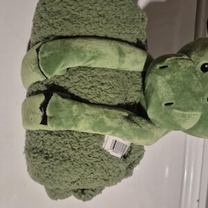 Plush Green Reptile Pet Toy
